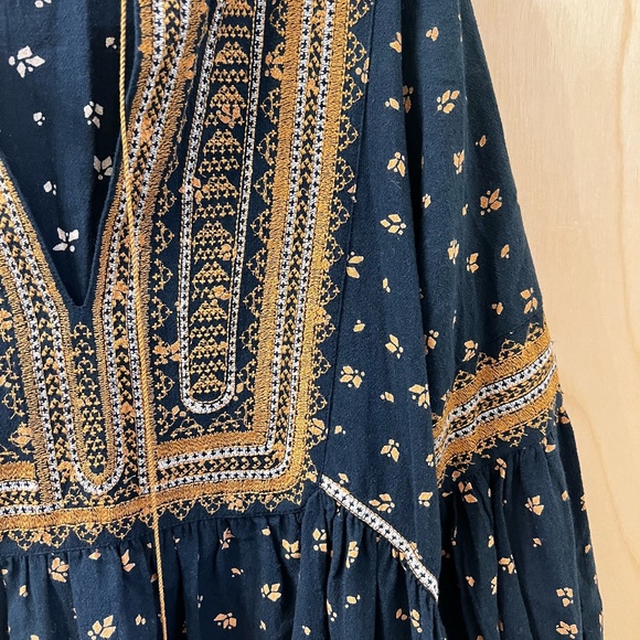 ba&sh Embroidered Cotton Anily Lady Dress - sz M/8 - Picture 8 of 8